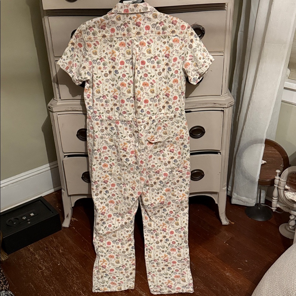 Rachel Antonoff Matthew Pressed Flowers Button Up Jumpsuit L - Picture 12 of 15